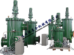 泵站,水電站技術(shù)供水,粗、精濾串聯(lián)電動(dòng)濾水器,供水濾水器系統(tǒng)一用一備,PLC控制,全自動(dòng),無(wú)人值守,運(yùn)行安全。